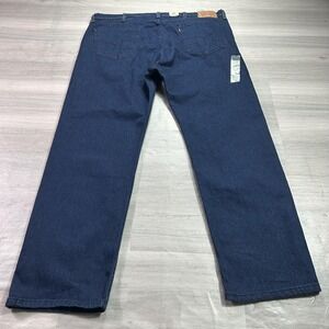 NEW Levis 505 Jeans Mens 44x32 Blue Regular Straight Flex Denim Big & Tall